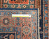 3x5 Blue Rust Aryana Afghan Hand Knotted Veg Dye Wool Area Rug